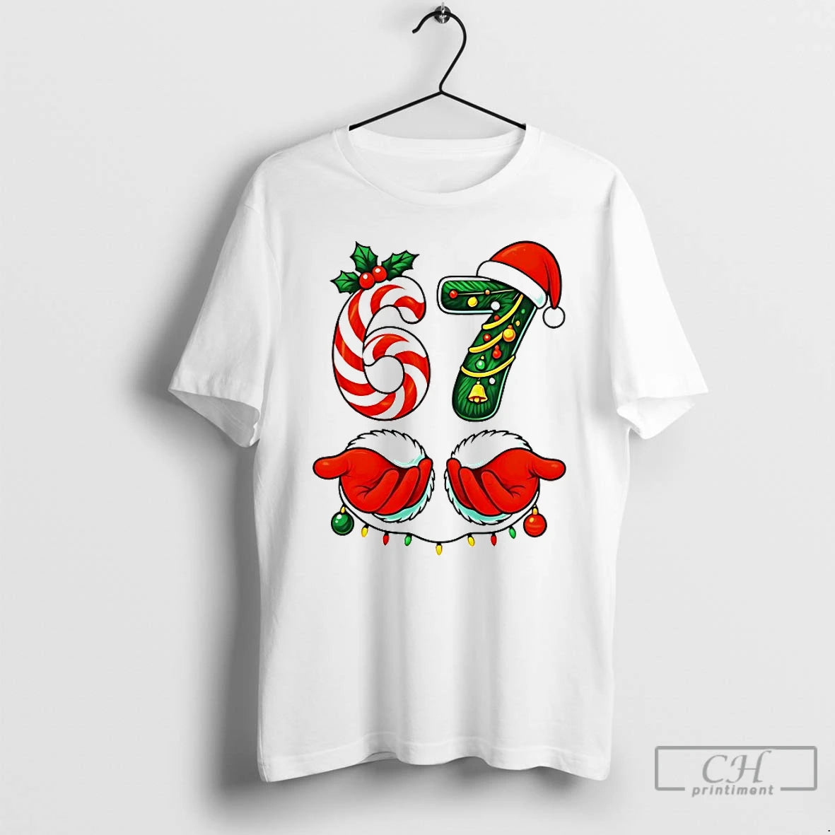 Premium Christmas 6 7 Meme Festive Gen Alpha Slang T Shirts Hoodie Sweatshirt | PurePodTees.com