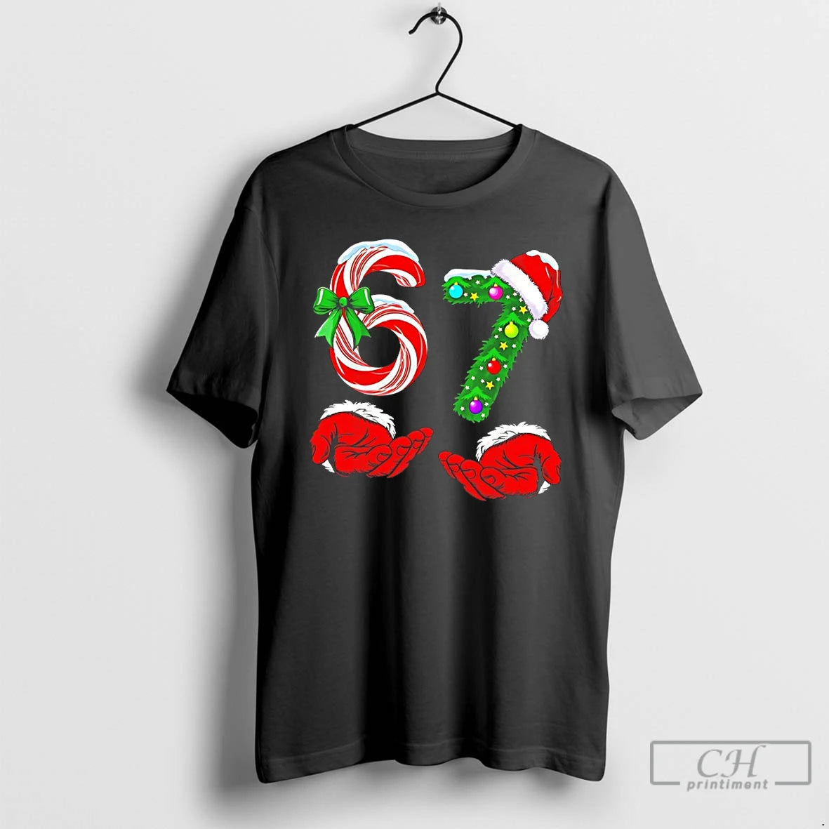 Premium Christmas 6 7 Meme Pajamas Holiday Gen Alpha Slang T Shirts Hoodie Sweatshirt | PurePodTees.com