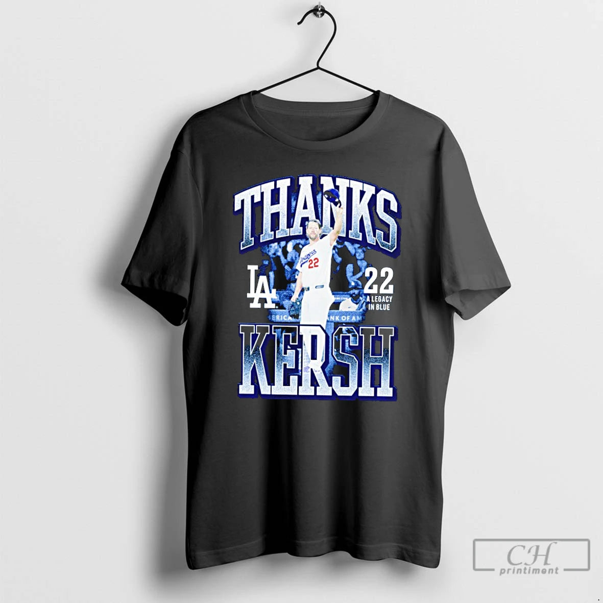 Premium Clayton Kershaw Los Angeles Dodgers Thanks Kersh T Shirts Hoodie Sweatshirt | PurePodTees.com