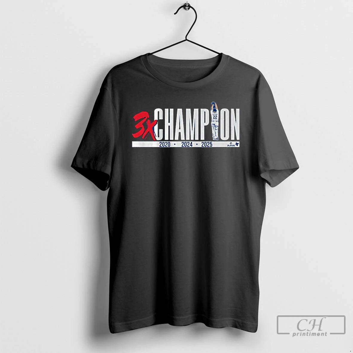 Premium Clayton Kershaw Three Time Champion T Shirts Hoodie Sweatshirt | PurePodTees.com