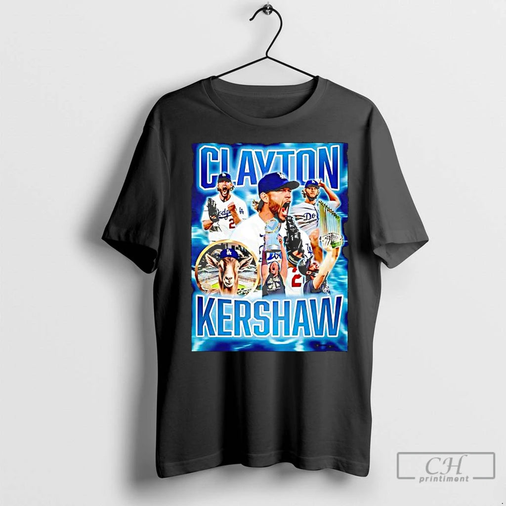 Premium Clayton The Goat Kershaw La Player Graphic Shirt Hoodie Sweatshirt | PurePodTees.com
