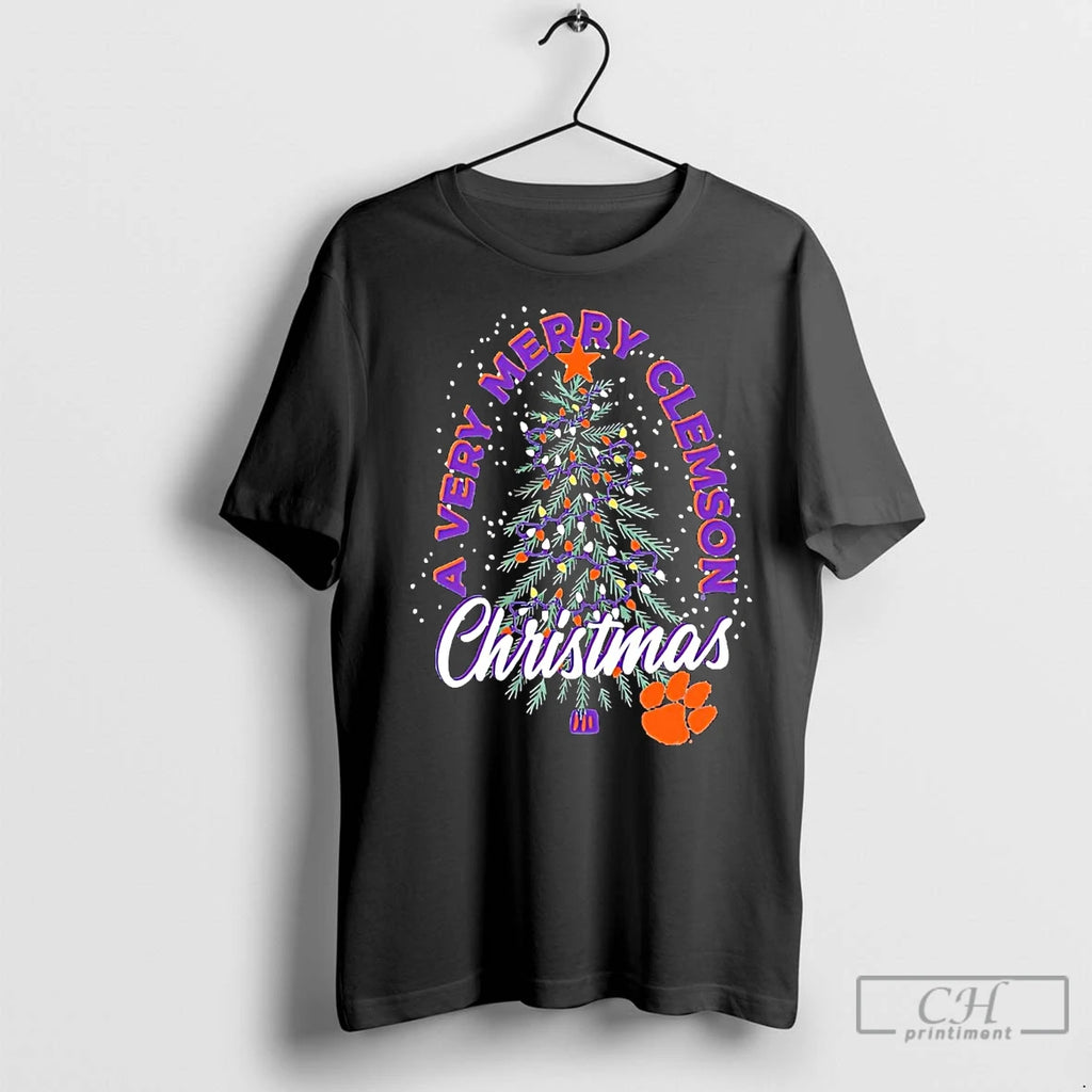 Premium Clemson Tigers A Very Merry Clemson Christmas Shirt Hoodie Sweatshirt | PurePodTees.com