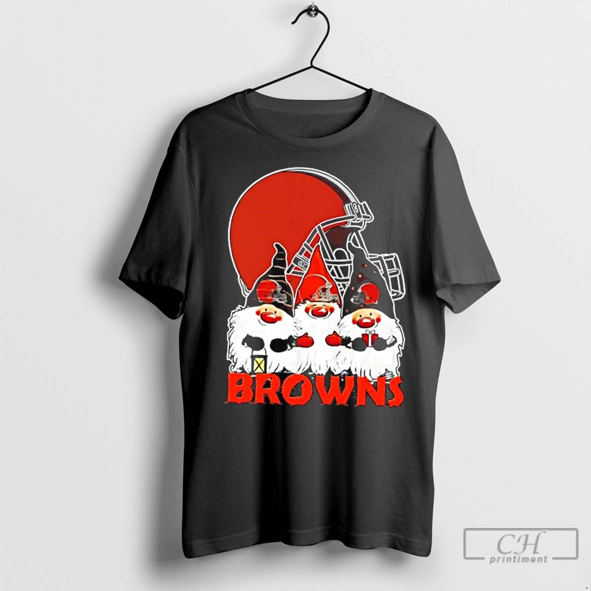 Premium Cleveland Browns X Gnomes Xmas Christmas Shirt Hoodie Sweatshirt | PurePodTees.com