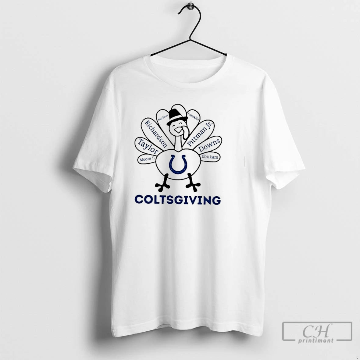 Premium Coltsgiving Indianapolis Colts X Thanksgiving T Shirts Hoodie Sweatshirt | PurePodTees.com
