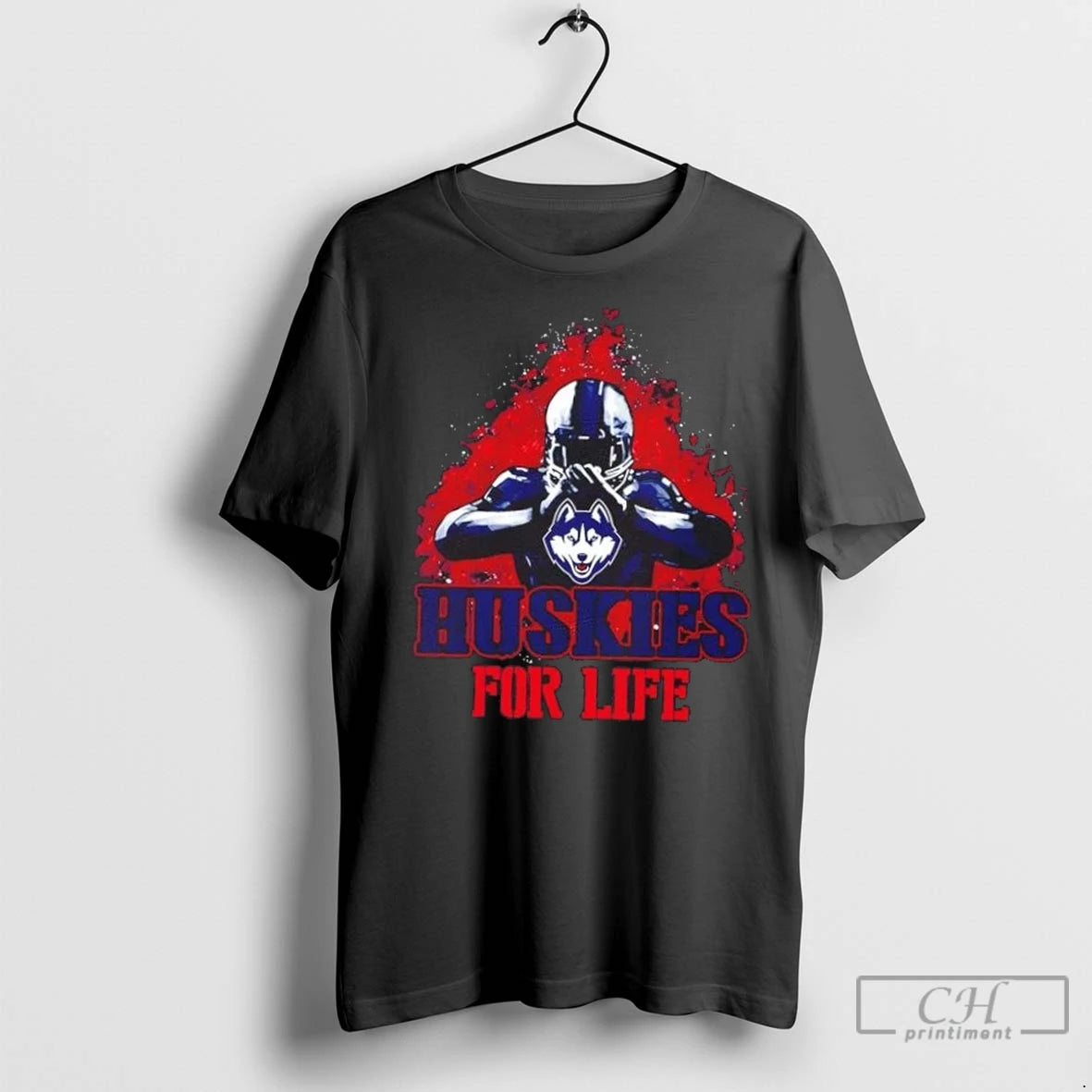 Premium Connecticut Huskies Football For Life Shirt Hoodie Sweatshirt | PurePodTees.com