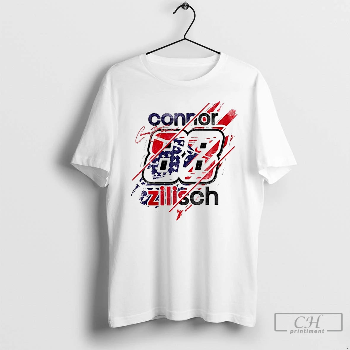 Premium Connor Zilisch Trackhouse Racing Team Collection 2026 America Flag T Shirts Hoodie Sweatshirt | PurePodTees.com