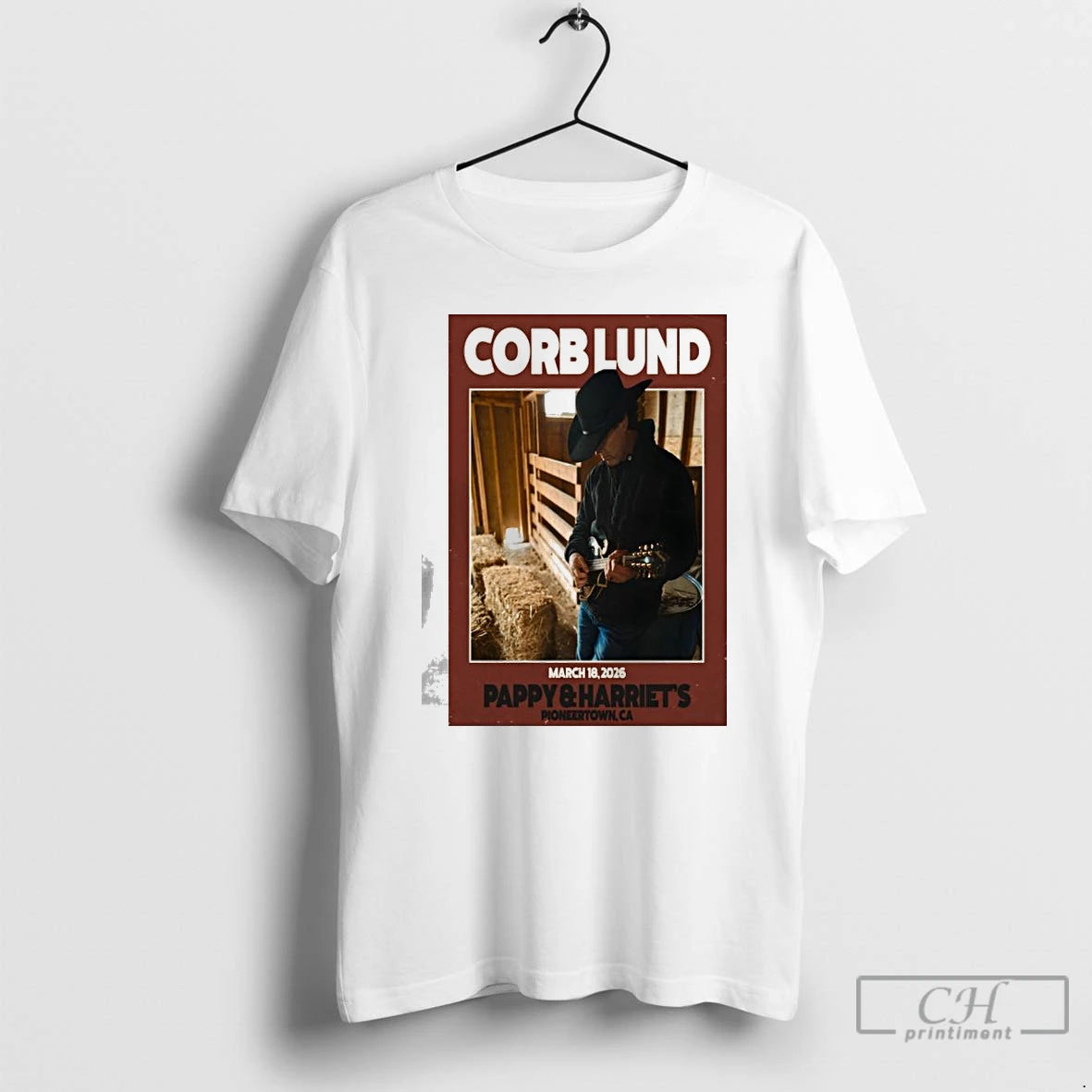 Premium Corb Lund At Pappy And Harriets In Pioneertown Ca On Mar 18 2026 Shirt Hoodie Sweatshirt | PurePodTees.com