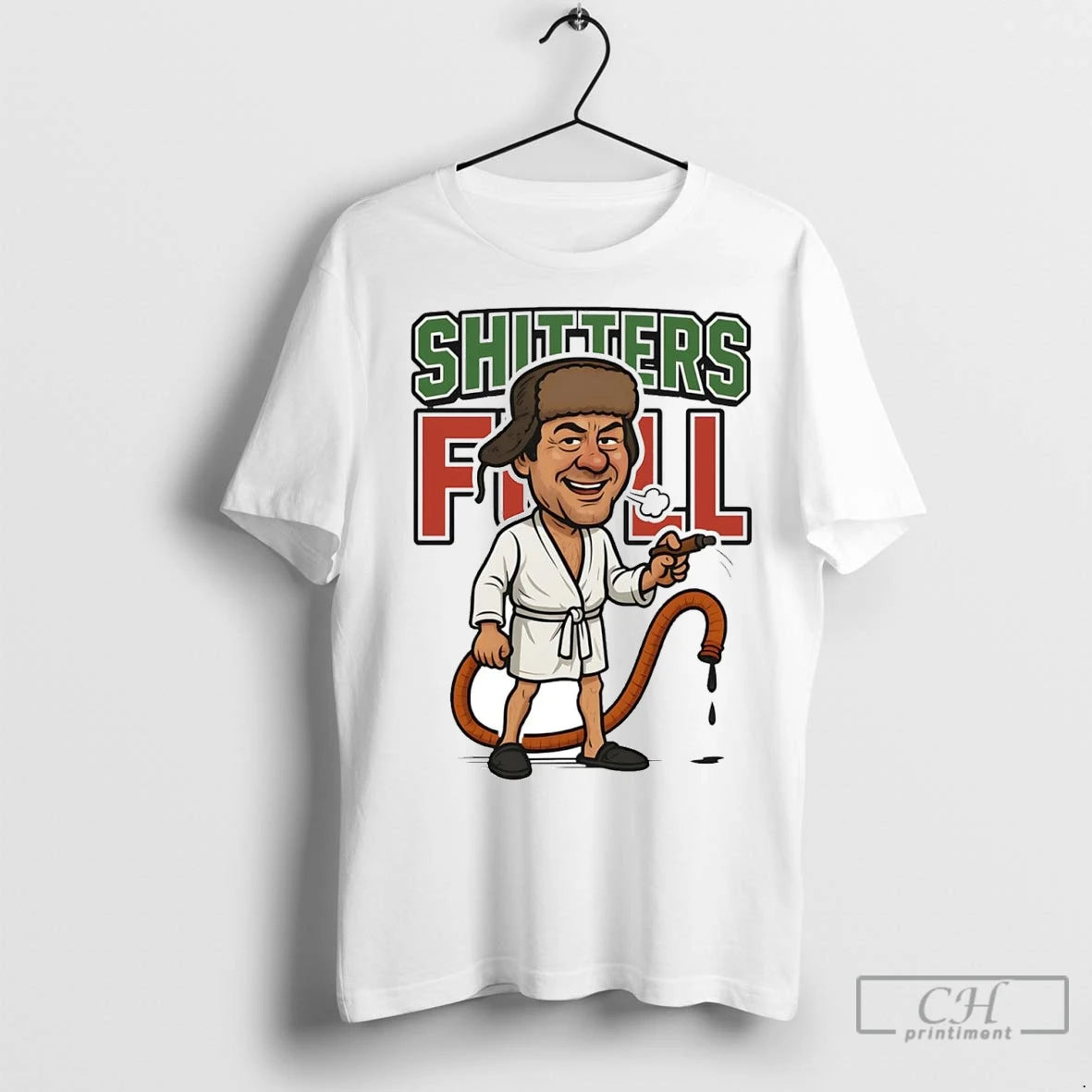 Premium Cousin Eddie Shitters Full Caricature Christmas Shirt Hoodie Sweatshirt | PurePodTees.com