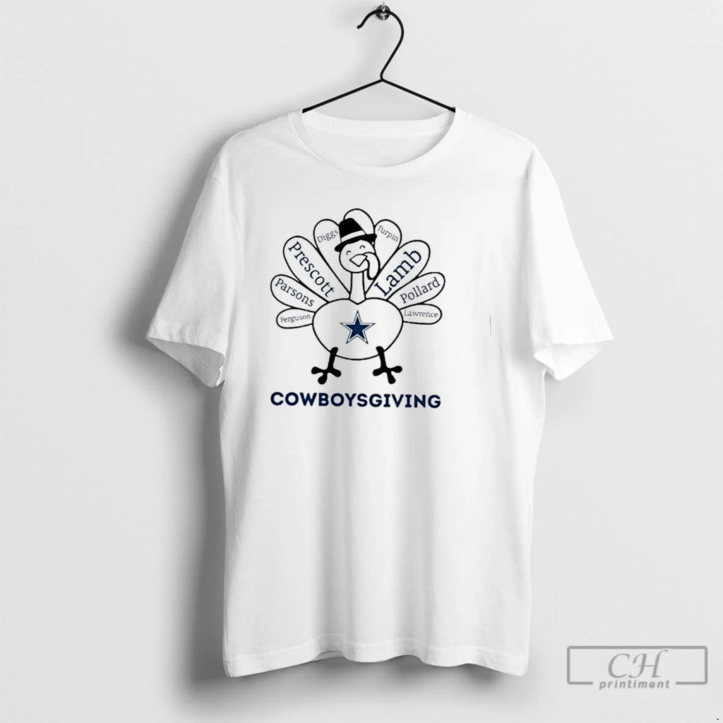 Premium Cowboysgiving Dallas Cowboys X Thanksgiving T Shirts Hoodie Sweatshirt | PurePodTees.com