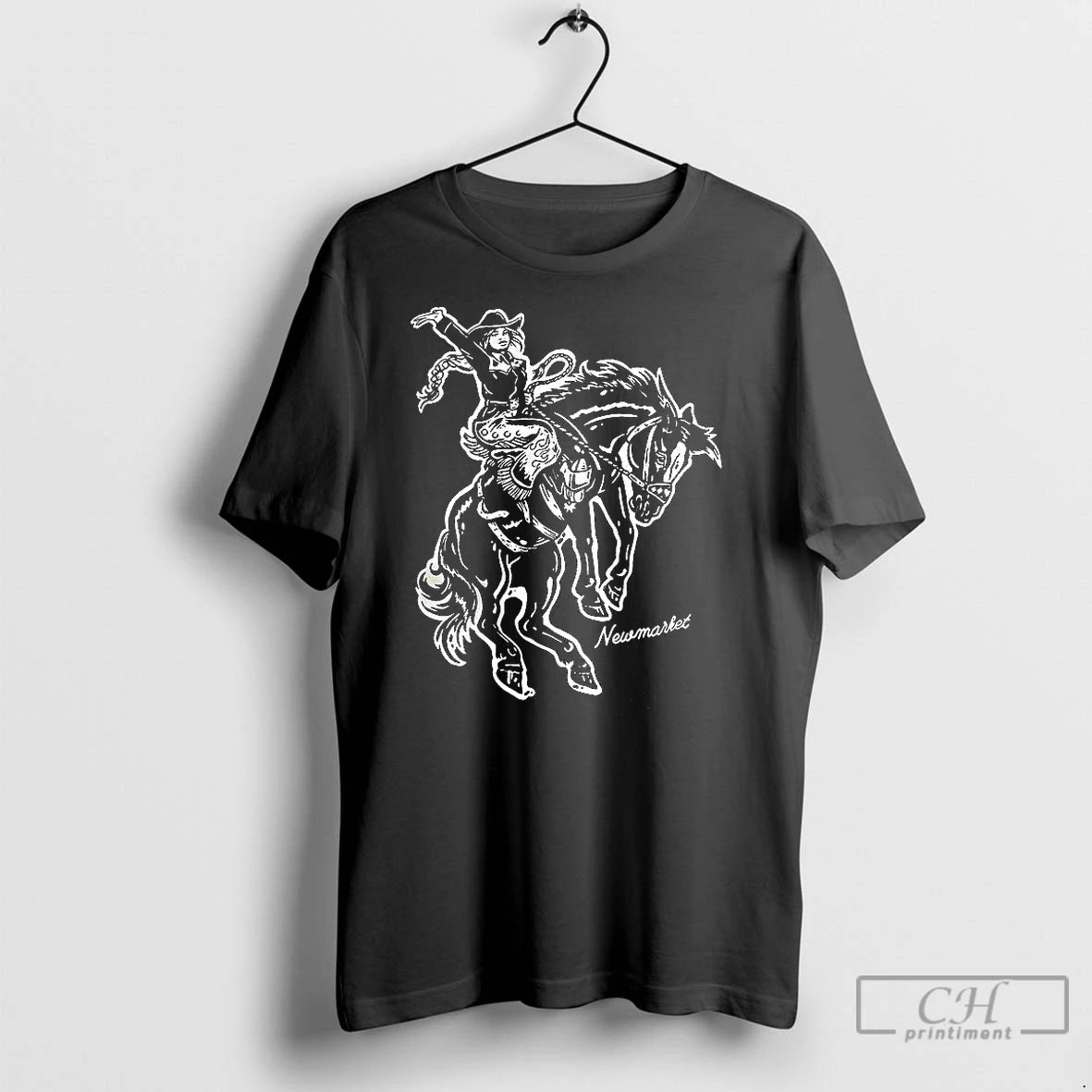 Premium Cowgirl Riding Horse Western Shirt Hoodie Sweatshirt | PurePodTees.com