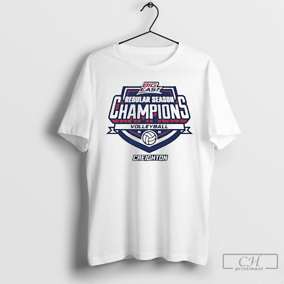 Premium Creighton Bluejays 2025 Big East Volleyball Regular Season Champions Shirt Hoodie Sweatshirt | PurePodTees.com