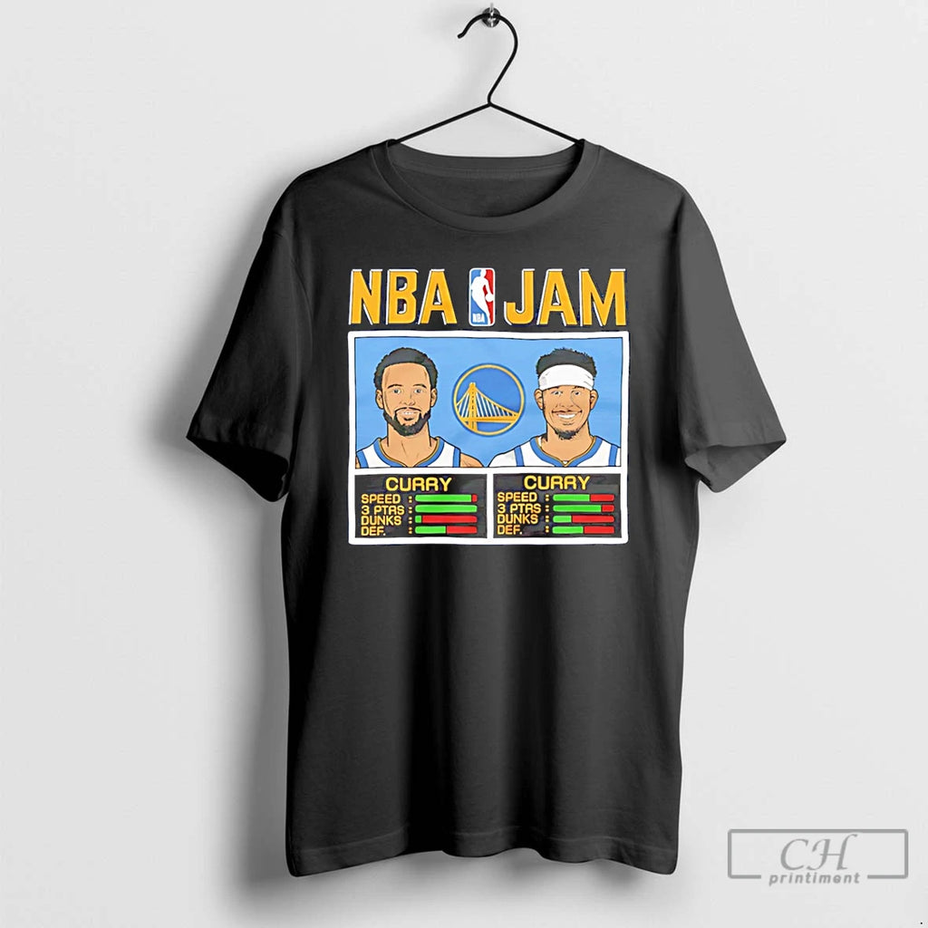 Premium Curry And Curry Warriors Nba Jam 2025 Shirt Hoodie Sweatshirt | PurePodTees.com