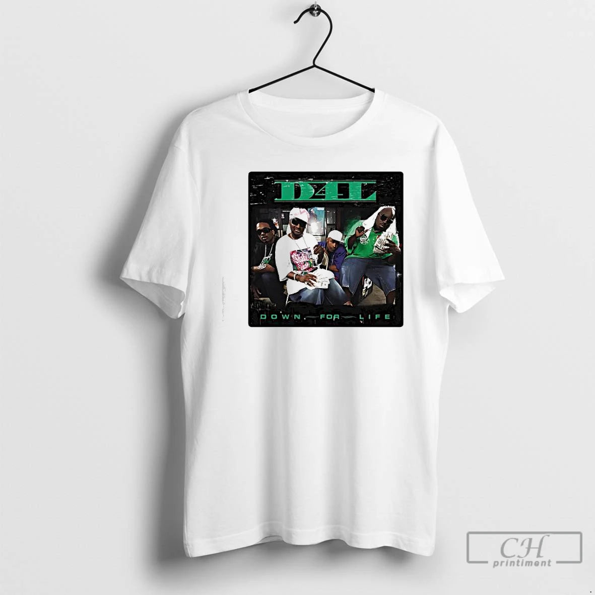 Premium D4ls Album Down For Life Album Cover T Shirts Hoodie Sweatshirt | PurePodTees.com
