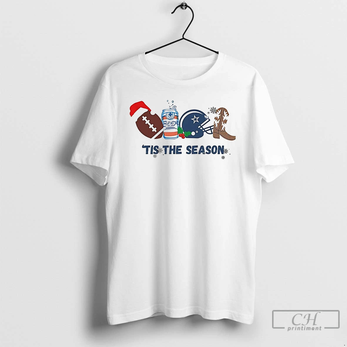 Premium Dallas Cowboys Tis The Season Christmas T Shirts Hoodie Sweatshirt | PurePodTees.com