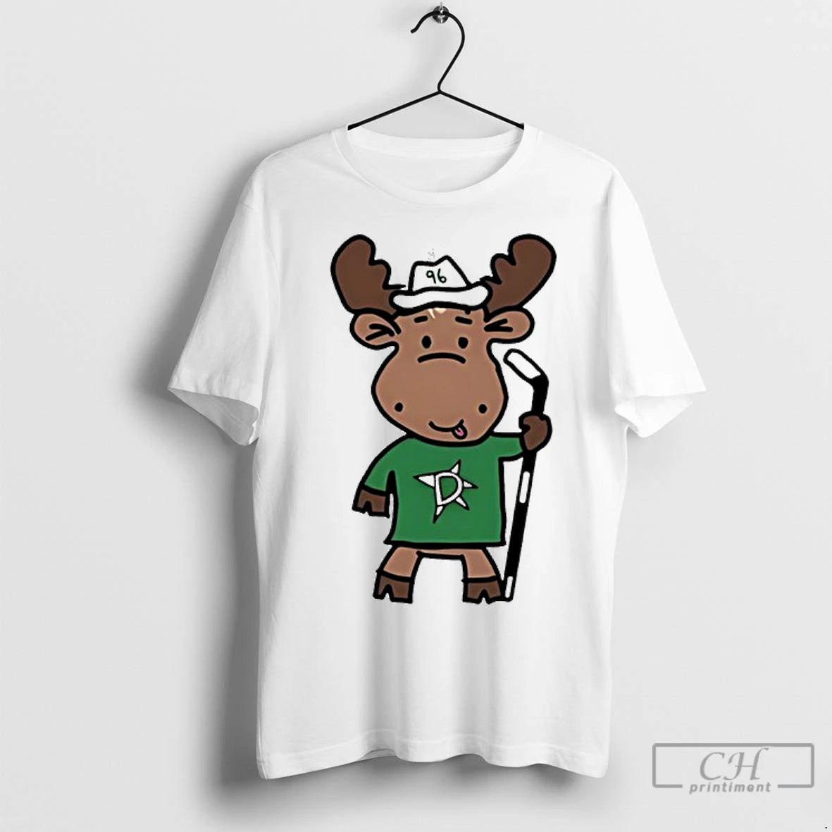 Premium Dallas Hockey Mikko Rantanen Doodle Moose Has Entered The Chat Shirt Hoodie Sweatshirt | PurePodTees.com