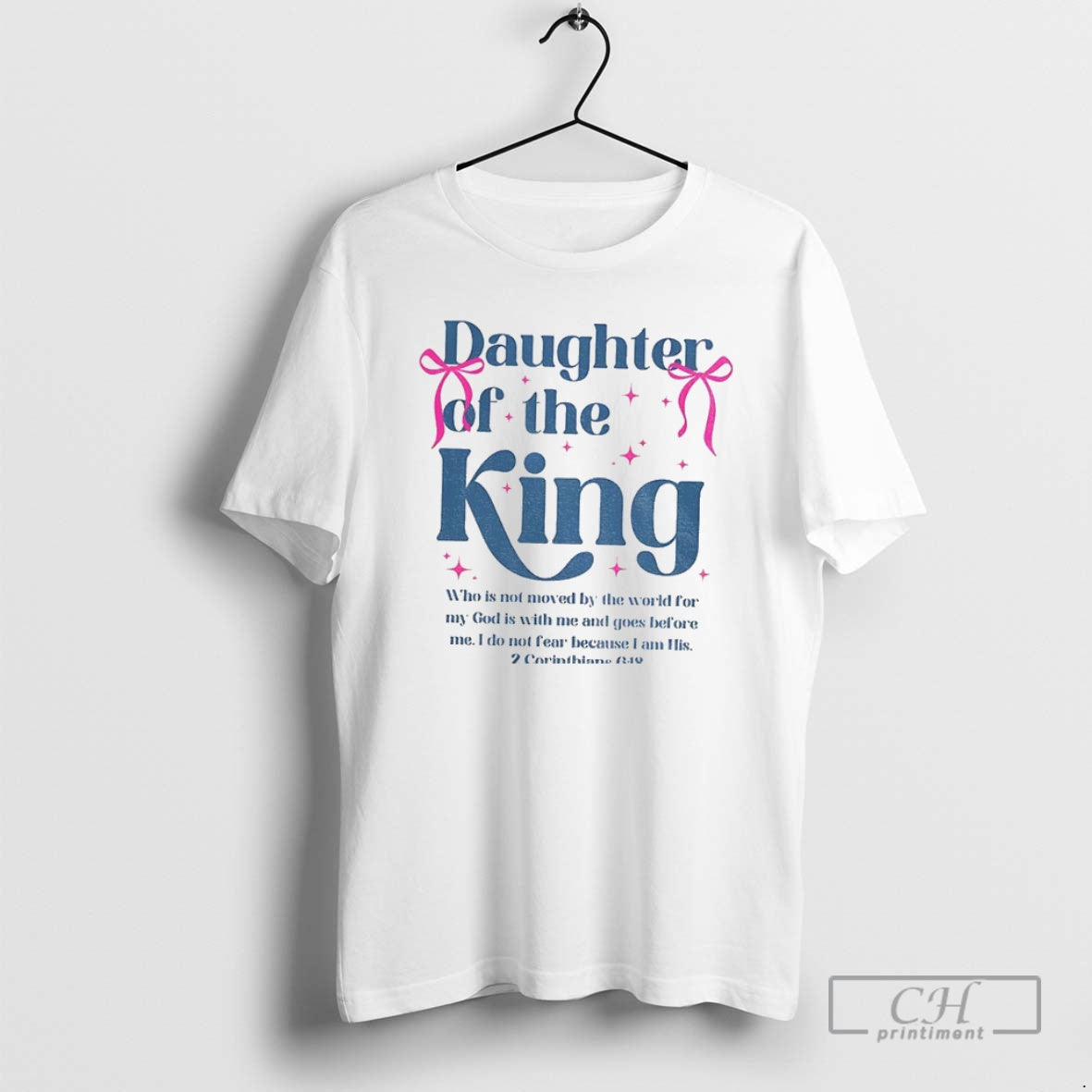 Premium Daughter Of The King Who Is Not Moved By The World For My God Shirt Hoodie Sweatshirt | PurePodTees.com