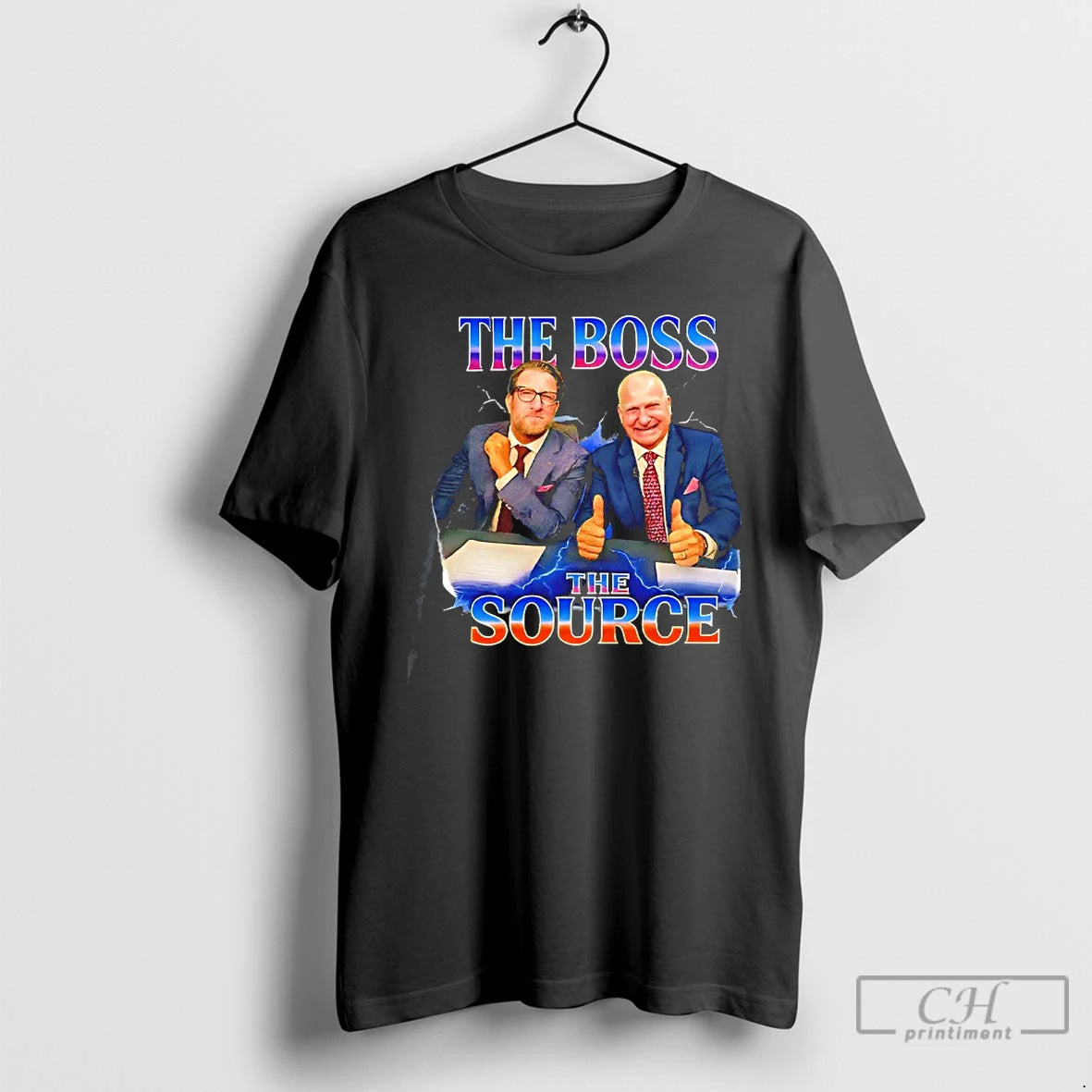 Premium Dave Portnoy And Stu Feiner The Boss The Source T Shirts Hoodie Sweatshirt | PurePodTees.com