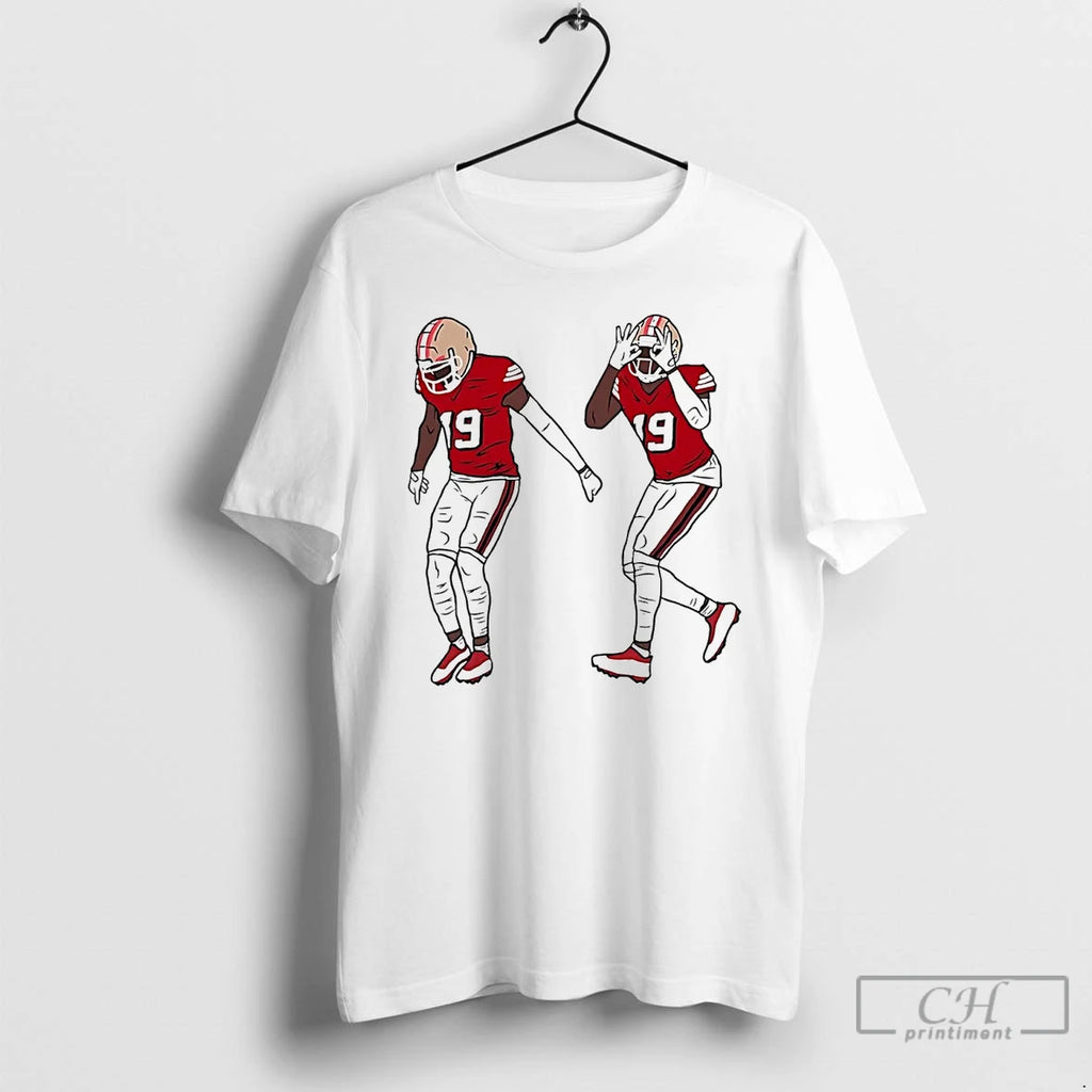 Premium Deebo Samuel Griddy Washington Commanders T Shirts Hoodie Sweatshirt | PurePodTees.com