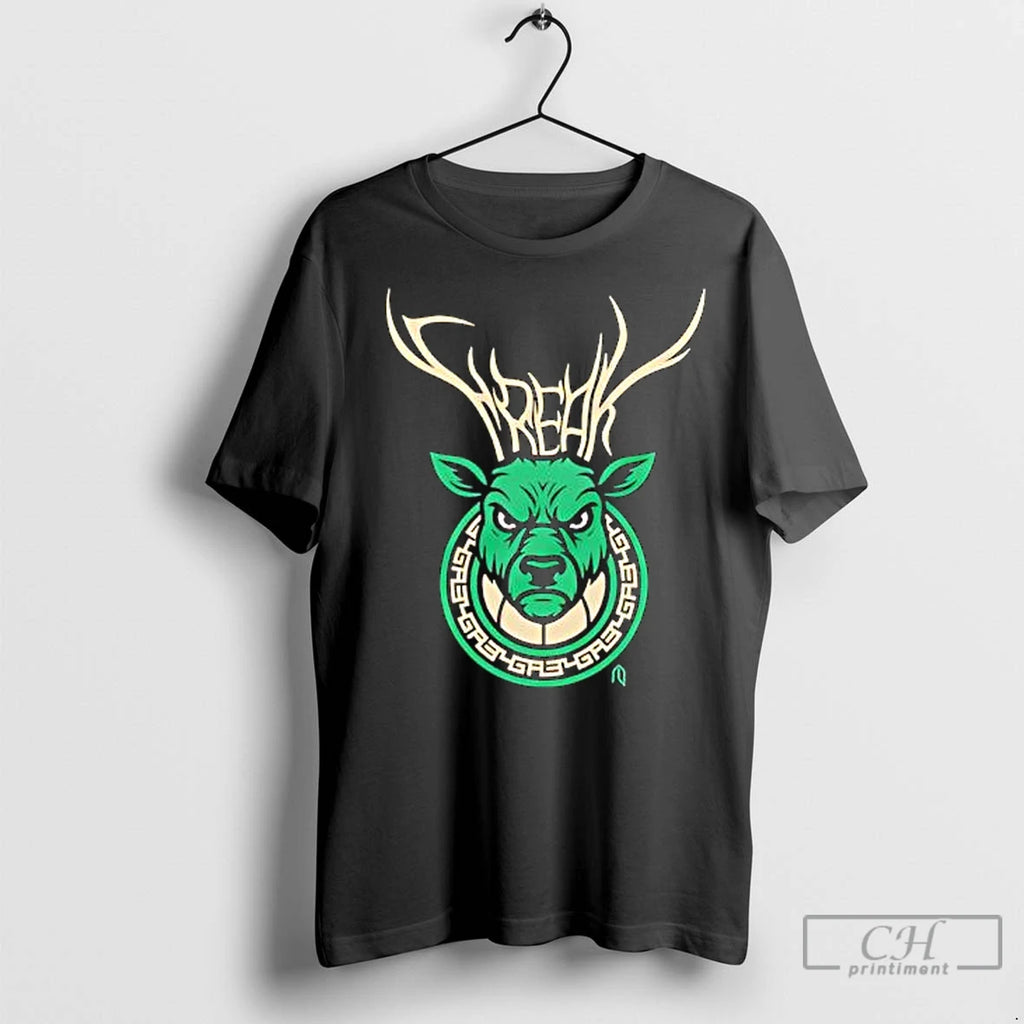 Premium Deer Freak Milwaukee Bucks Giannis Antetokounmpo Player Shirt Hoodie Sweatshirt | PurePodTees.com