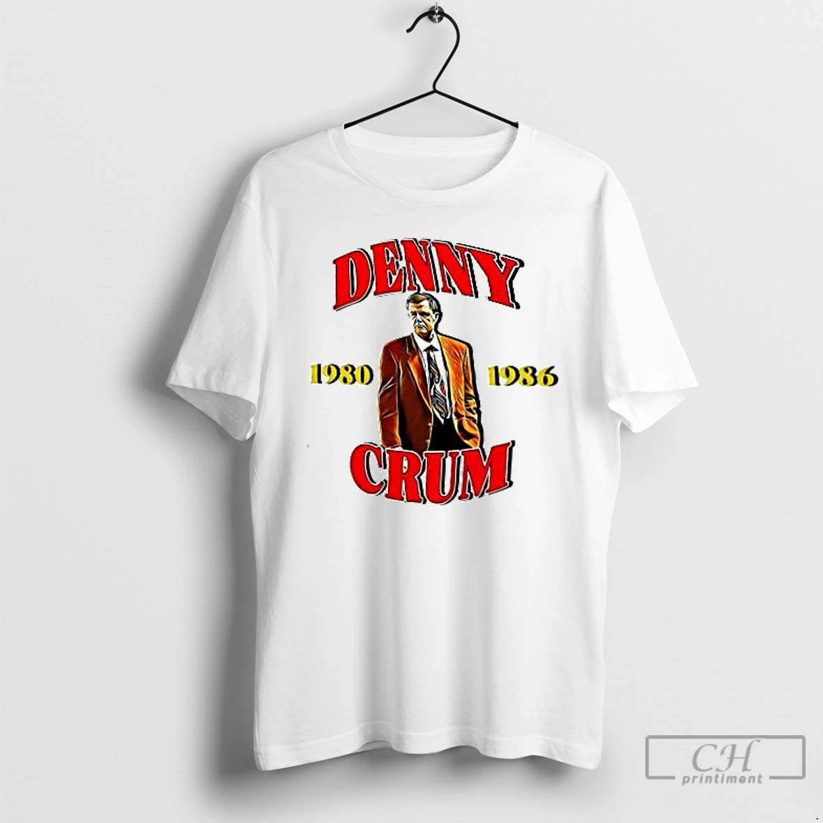 Premium Denny Crum 1980 1986 Graphic T Shirts Hoodie Sweatshirt | PurePodTees.com
