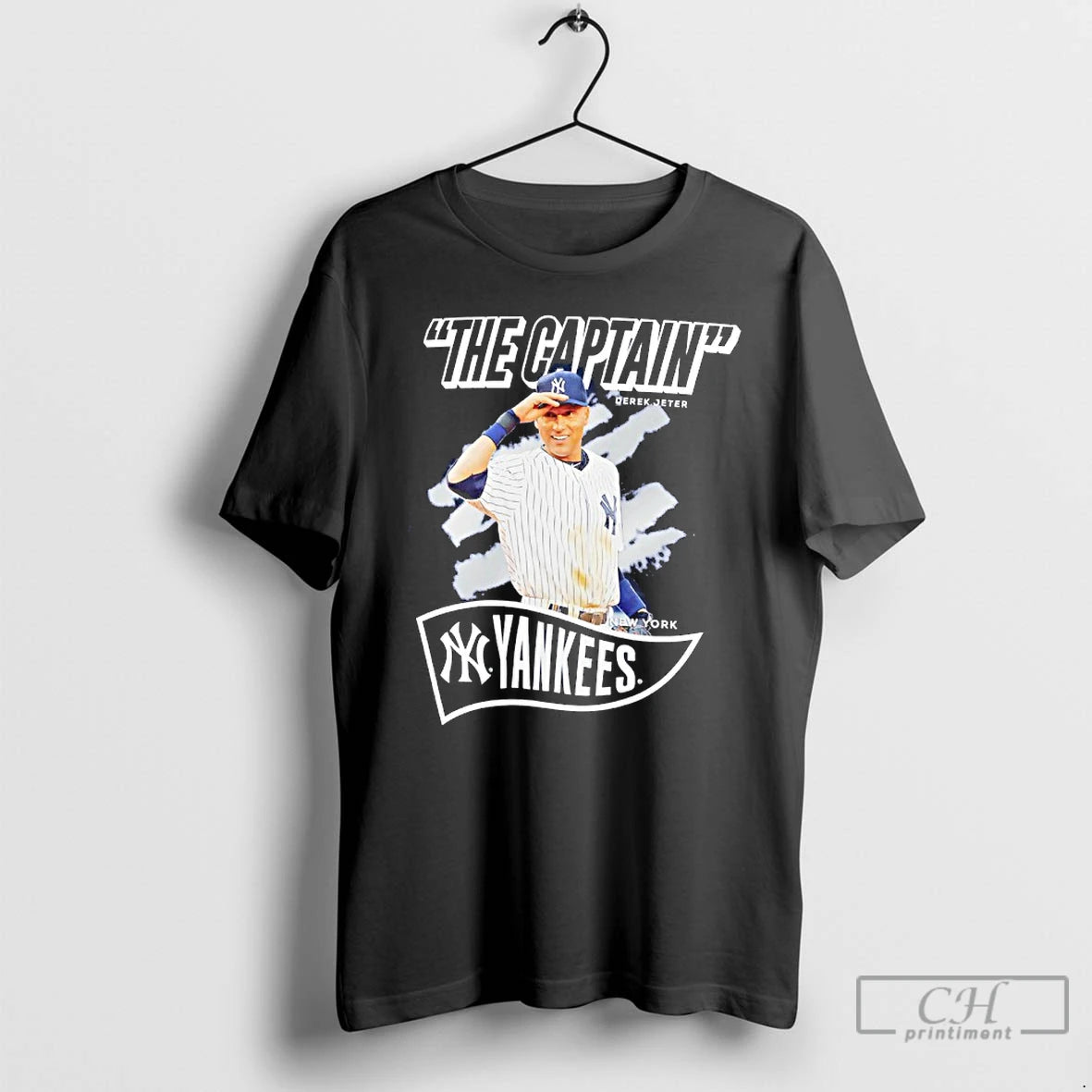 Premium Derek Jeter The Captain New York Yankees Retired Player Nickname T Shirts Hoodie Sweatshirt | PurePodTees.com
