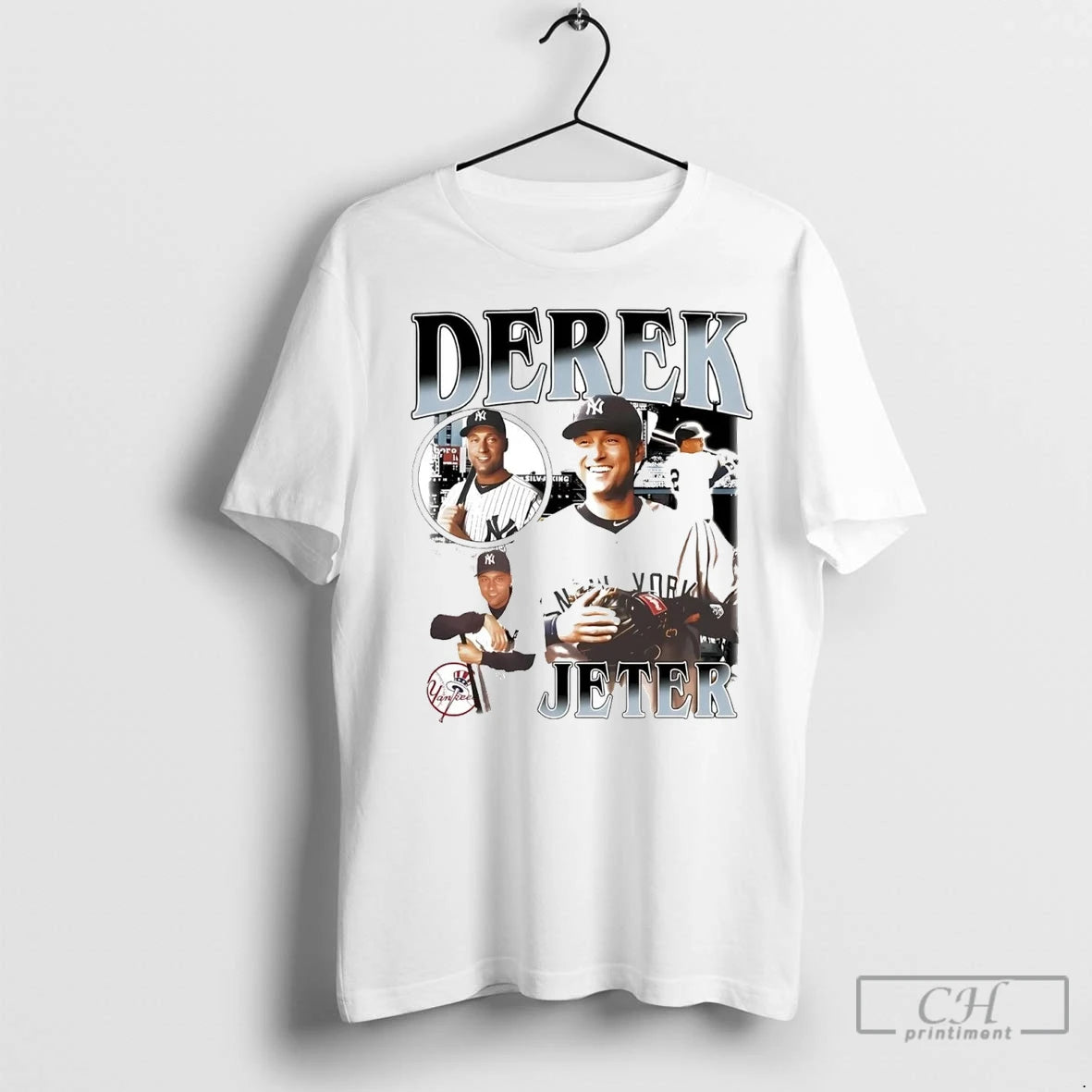 Premium Derek Jeter Picture Collage New York Yankees Shirt Hoodie Sweatshirt | PurePodTees.com