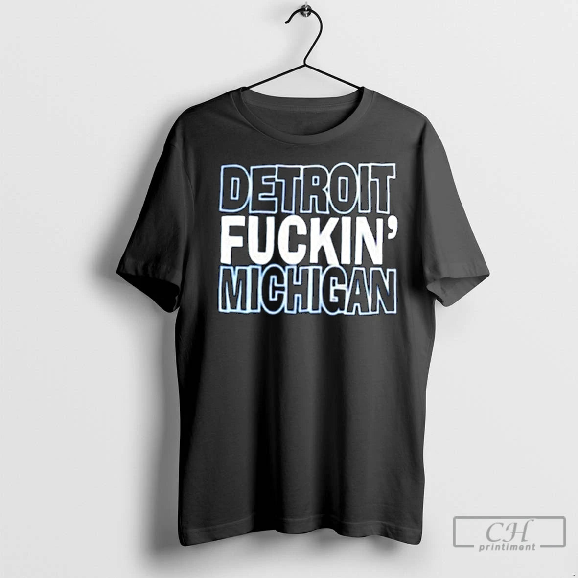 Premium Detroit Fuckin Michigan Long Sleve Shirt Hoodie Sweatshirt | PurePodTees.com