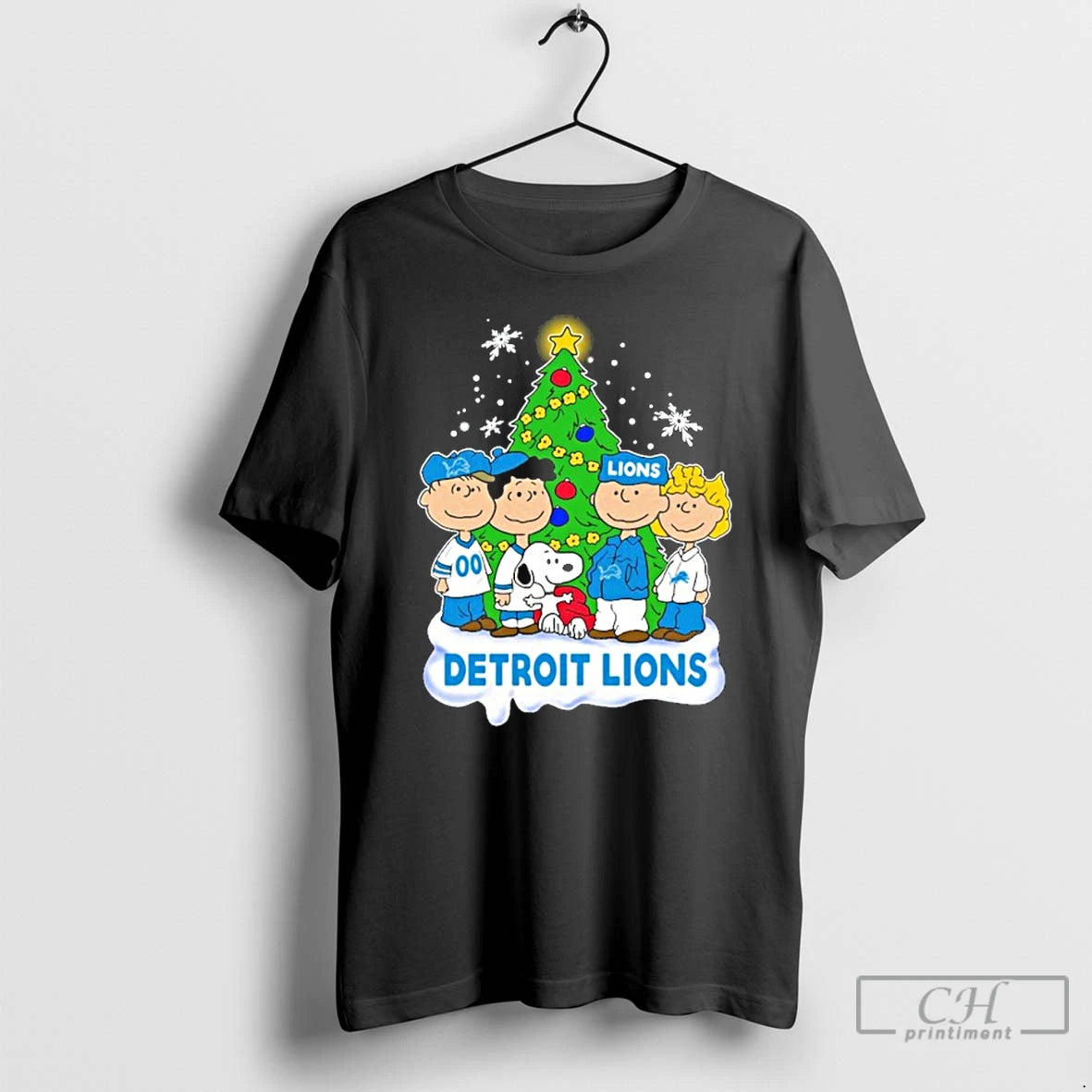 Premium Detroit Lions X The Peanuts Christmas 2025 Shirt Hoodie Sweatshirt | PurePodTees.com