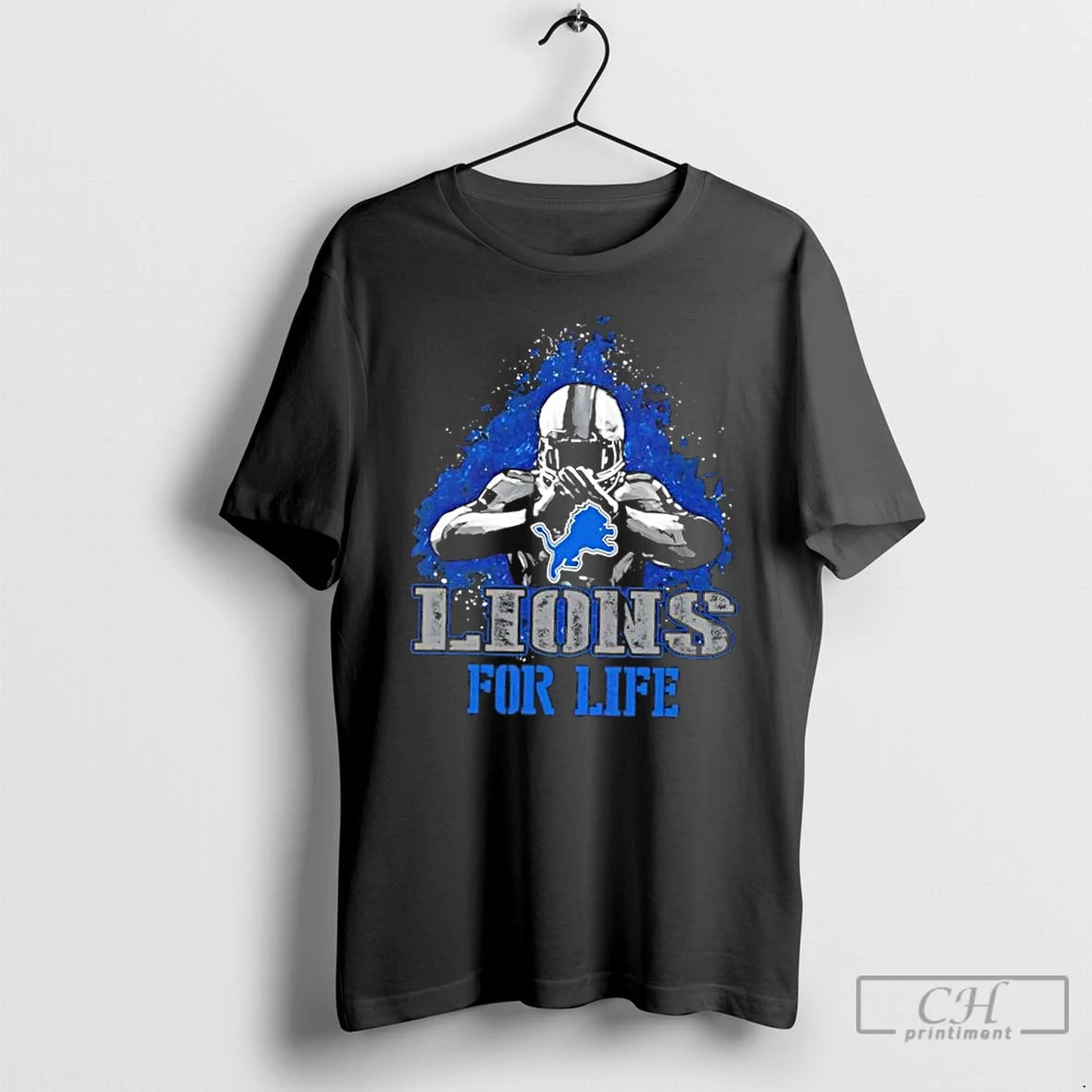 Premium Detroit Lions Football For Life T Shirts Hoodie Sweatshirt | PurePodTees.com