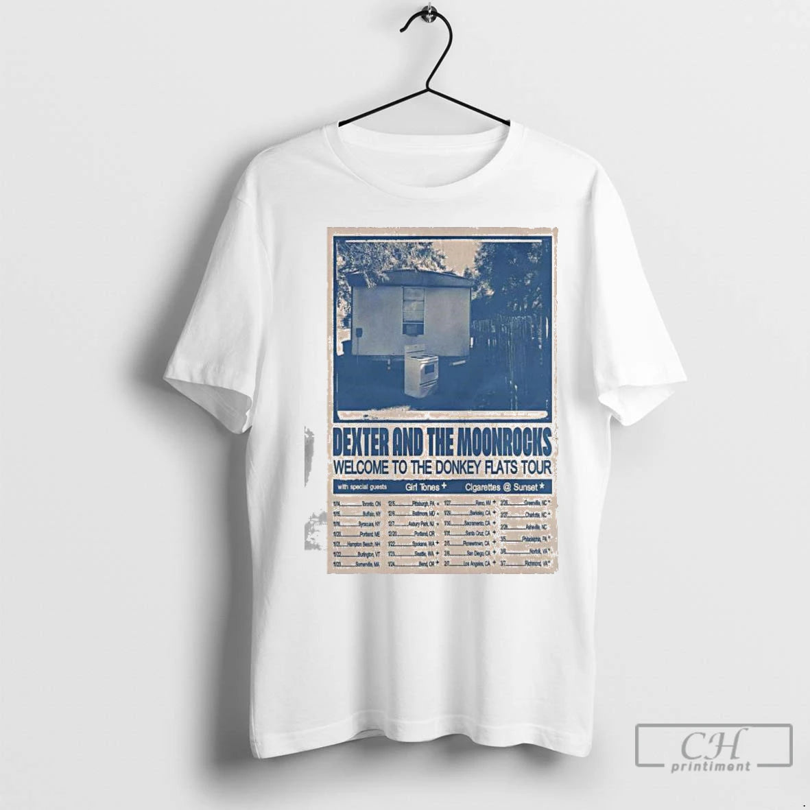 Premium Dexter And The Moonrocks The Donkey Flats Tour 2026 Shirt Hoodie Sweatshirt | PurePodTees.com