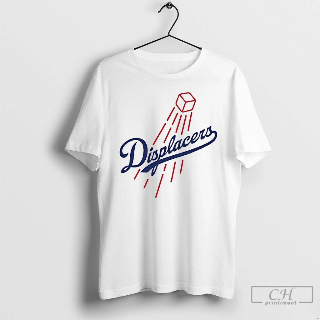 Premium Displacers Los Angeles Dodgers Parody Logo T Shirts Hoodie Sweatshirt | PurePodTees.com