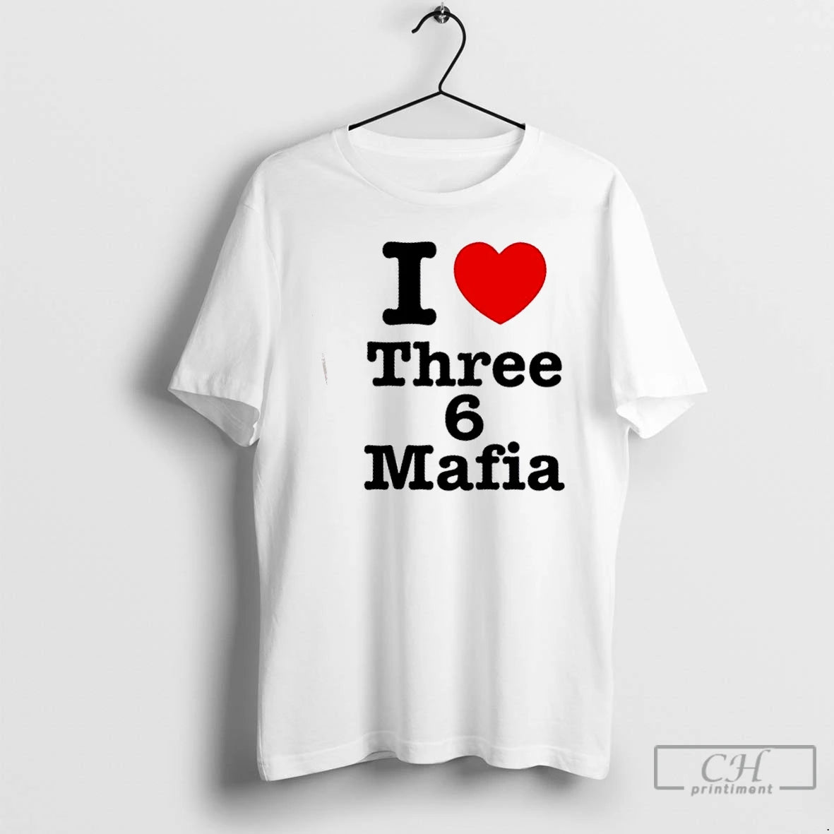 Premium Djpaulkom I Love Three 6 Mafia T Shirts Hoodie Sweatshirt | PurePodTees.com