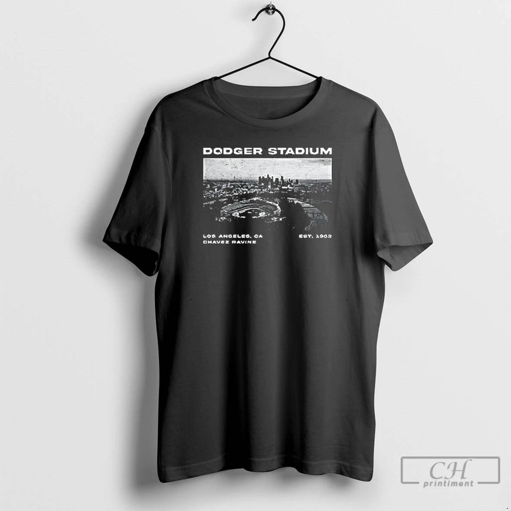 Premium Dodger Stadium Chavez Ravine Retro T Shirts Hoodie Sweatshirt | PurePodTees.com