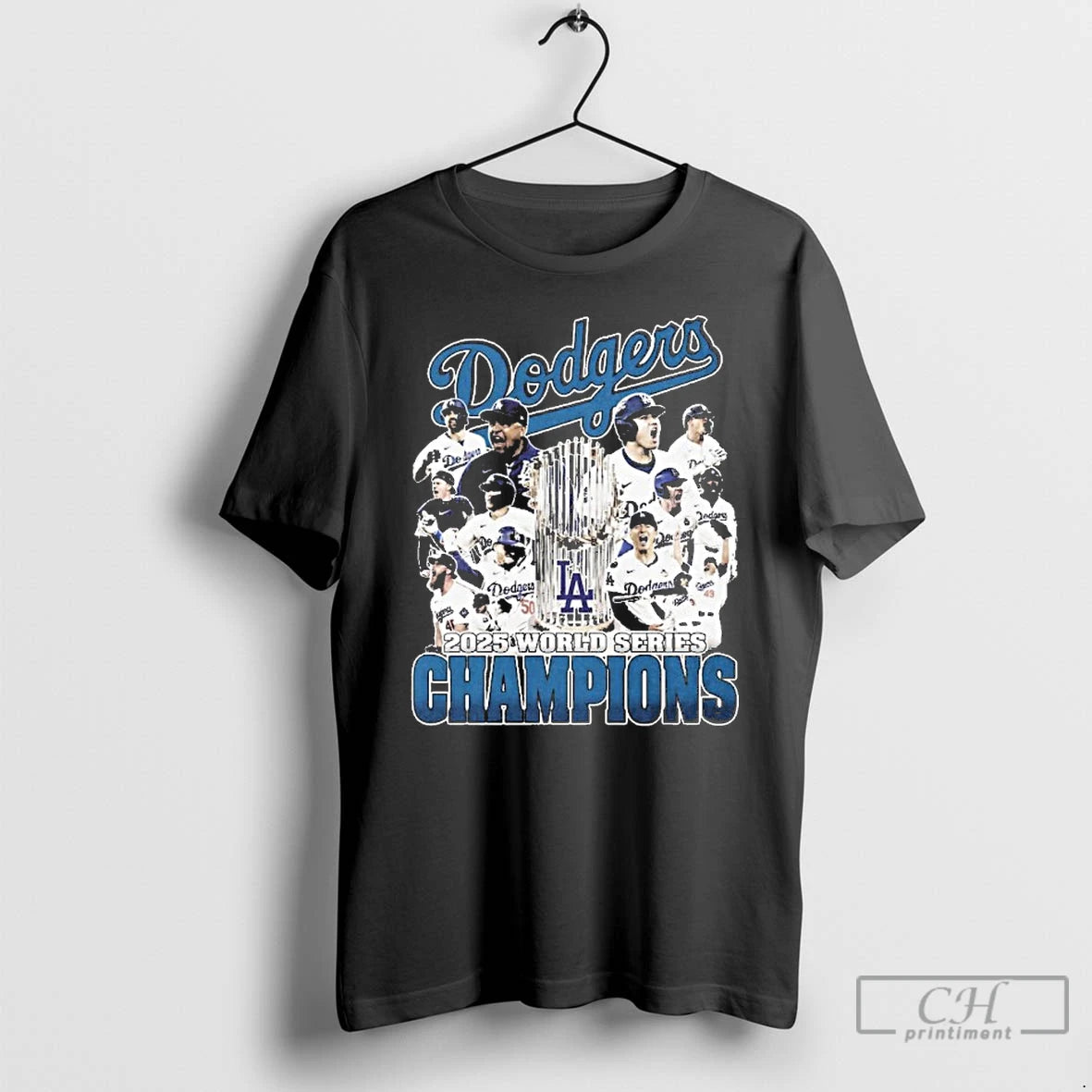 Premium Dodgers 2025 World Series Champions Player Cup Champions T Shirts Hoodie Sweatshirt | PurePodTees.com