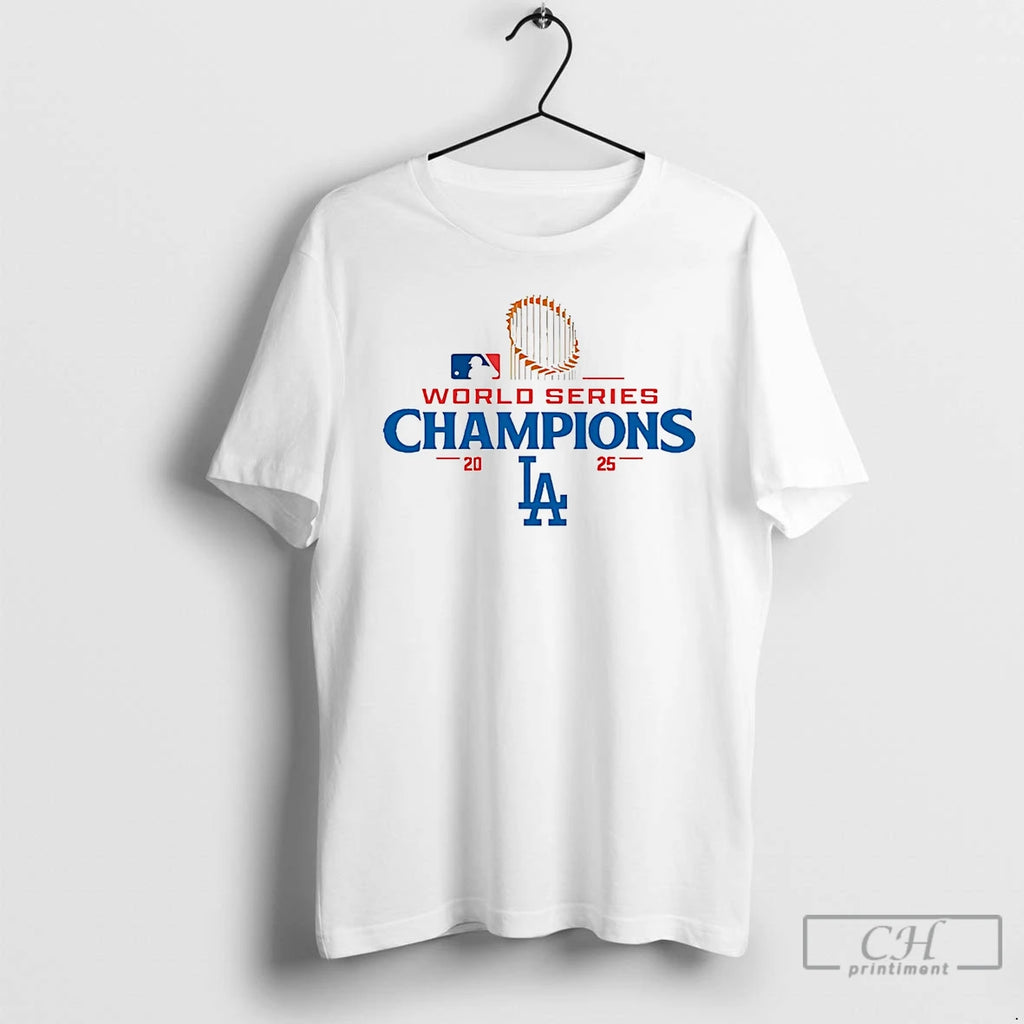 Premium Dodgers 2025 World Series Champions Players 2 Sided T Shirts Hoodie Sweatshirt | PurePodTees.com