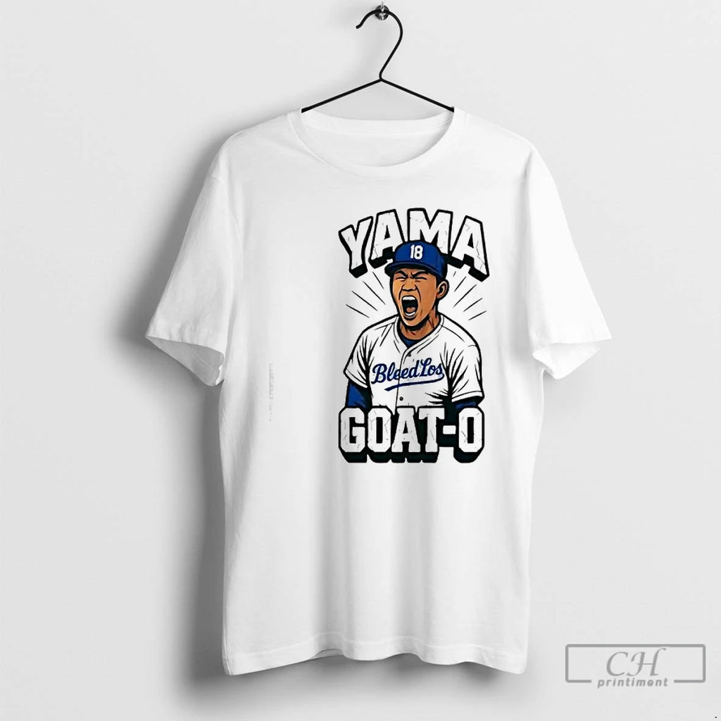 Premium Dodgers Yoshinobu Yama Goat O T Shirts Hoodie Sweatshirt | PurePodTees.com