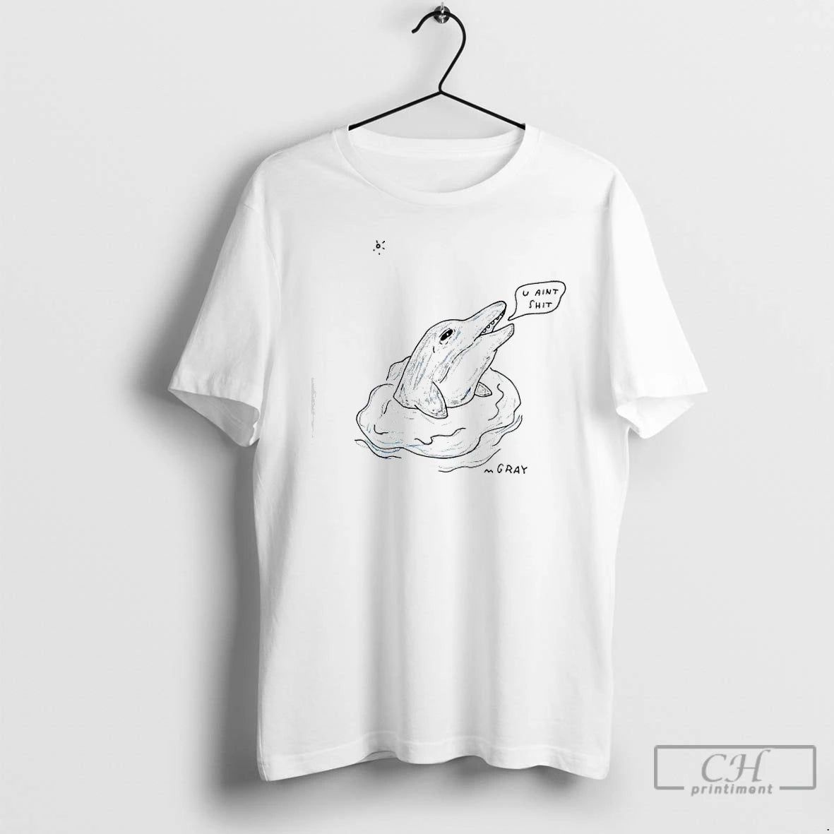 Premium Dolphin U Aint Shit T Shirts Hoodie Sweatshirt | PurePodTees.com