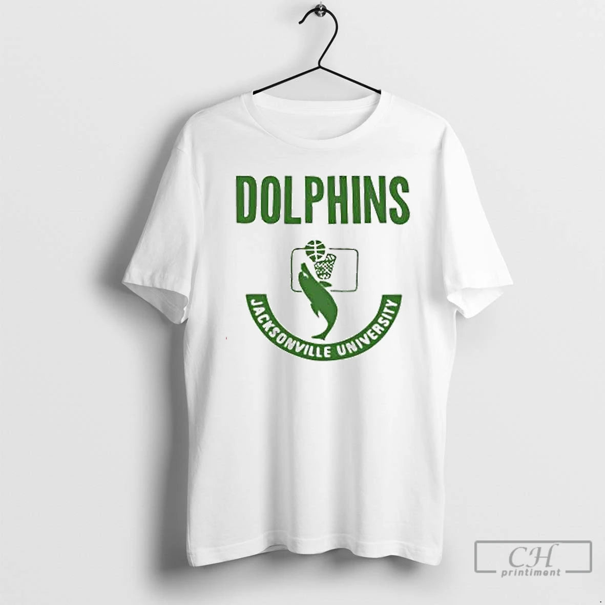 Premium Dolphins Jacksonville University Logo T Shirts Hoodie Sweatshirt | PurePodTees.com