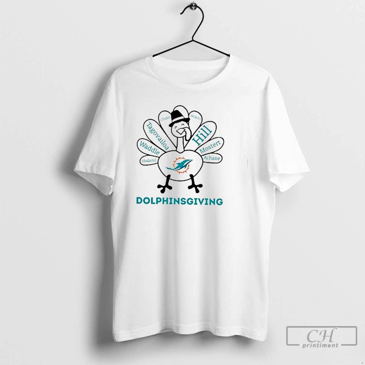 Premium Dolphinsgiving Miami Dolphins X Thanksgiving T Shirts Hoodie Sweatshirt | PurePodTees.com