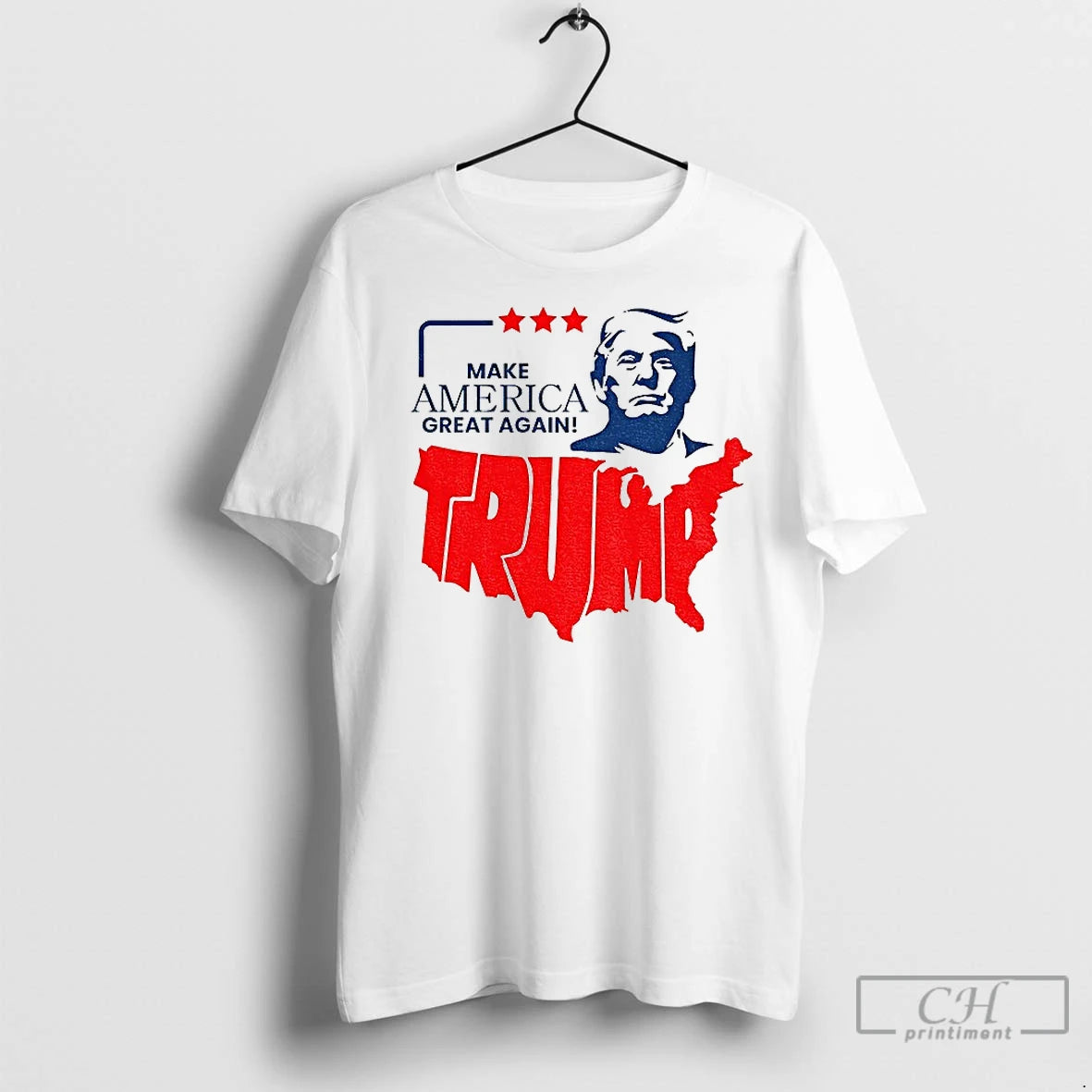 Premium Donald Trump Make America Great Again America Map Republican Shirt Hoodie Sweatshirt | PurePodTees.com
