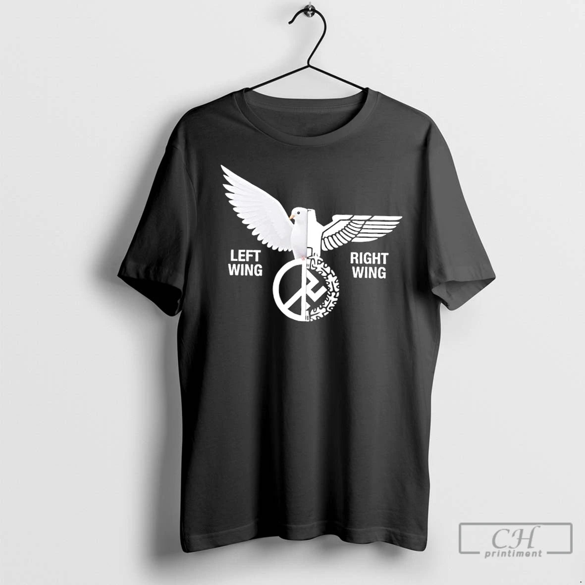 Premium Dove Bird Left Wing Right Wing Logo Shirt Hoodie Sweatshirt | PurePodTees.com
