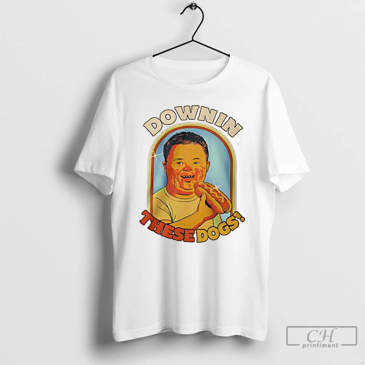Premium Downin These Hot Dogs Down Syndrome T Shirts Hoodie Sweatshirt | PurePodTees.com