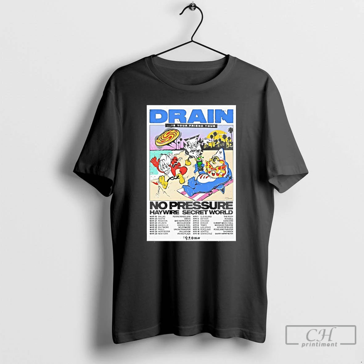 Premium Drain Is Your Friend Tour 2026 T Shirts Hoodie Sweatshirt | PurePodTees.com