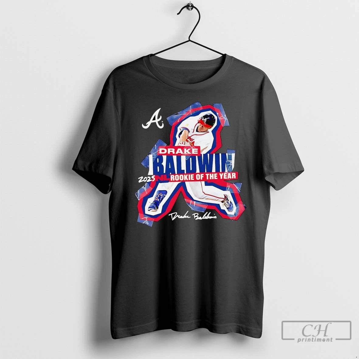 Premium Drake Baldwin National League Rookie Of The Year 2025 Atlanta Braves Shirt Hoodie Sweatshirt | PurePodTees.com