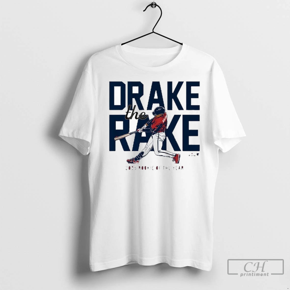 Premium Drake Baldwin The Rake 2025 Rookie Of The Year Shirt Hoodie Sweatshirt | PurePodTees.com