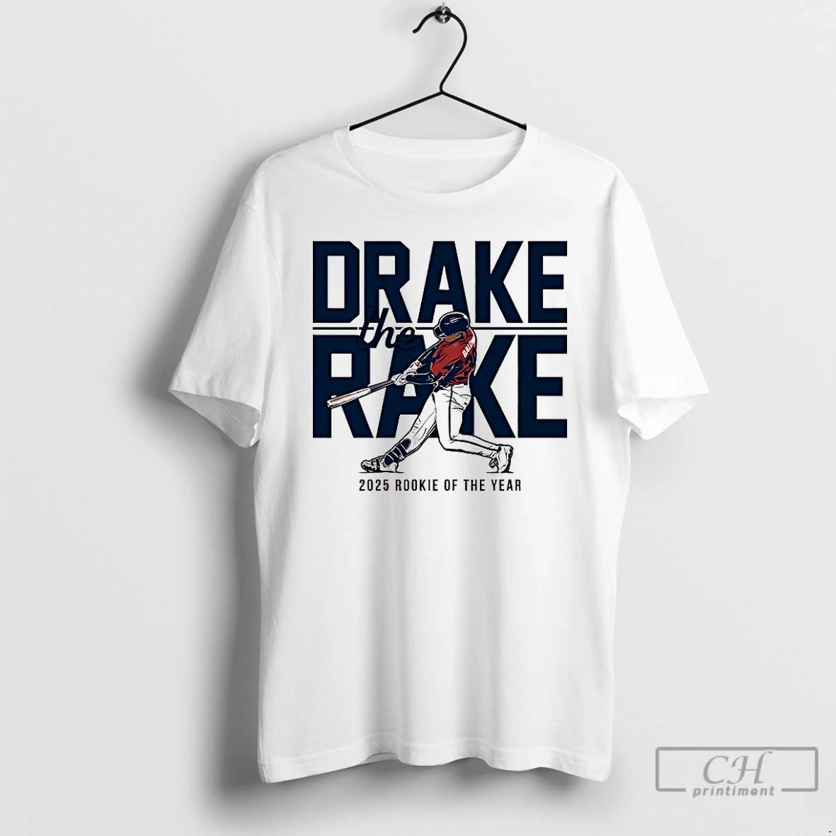 Premium Drake Baldwin The Rake 2025 Rookie Of The Year T Shirts Hoodie Sweatshirt | PurePodTees.com