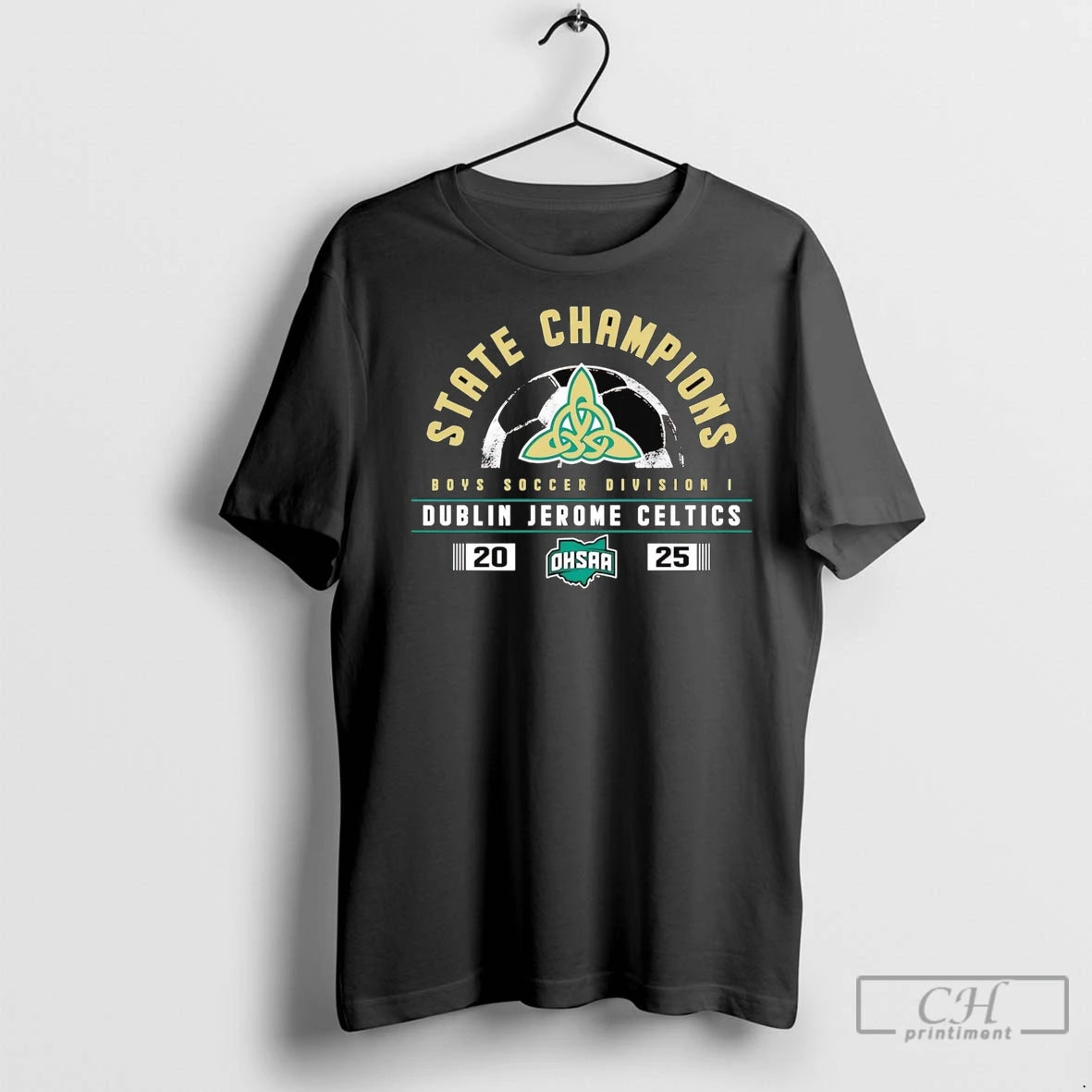 Premium Dublin Jerome Celtics Ohsaa Boys Soccer Division I State Champions Shirt Hoodie Sweatshirt | PurePodTees.com