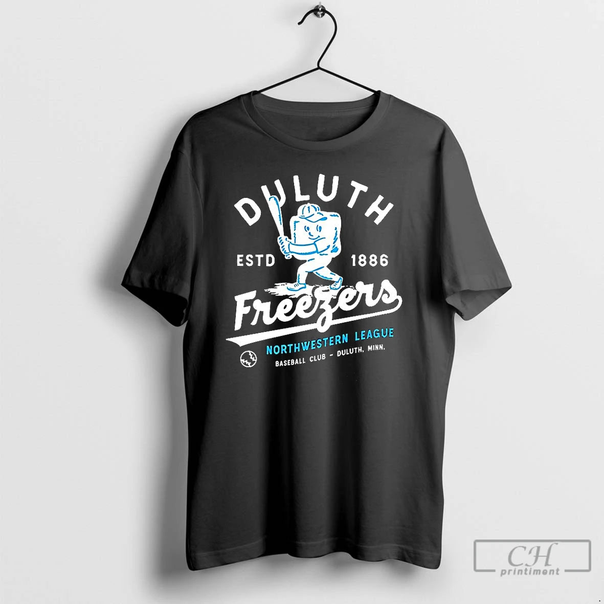 Premium Duluth Freezers Minnesota Defunct Baseball Teams Est 1886 Vintage T Shirts Hoodie Sweatshirt | PurePodTees.com