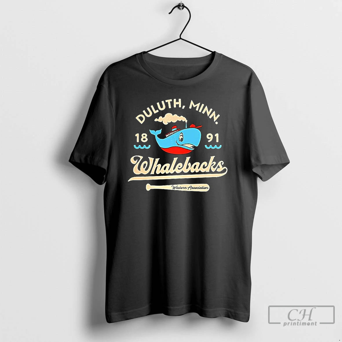 Premium Duluth Whalebacks Minnesota Defunct Baseball Teams Est 1891 Vintage T Shirts Hoodie Sweatshirt | PurePodTees.com