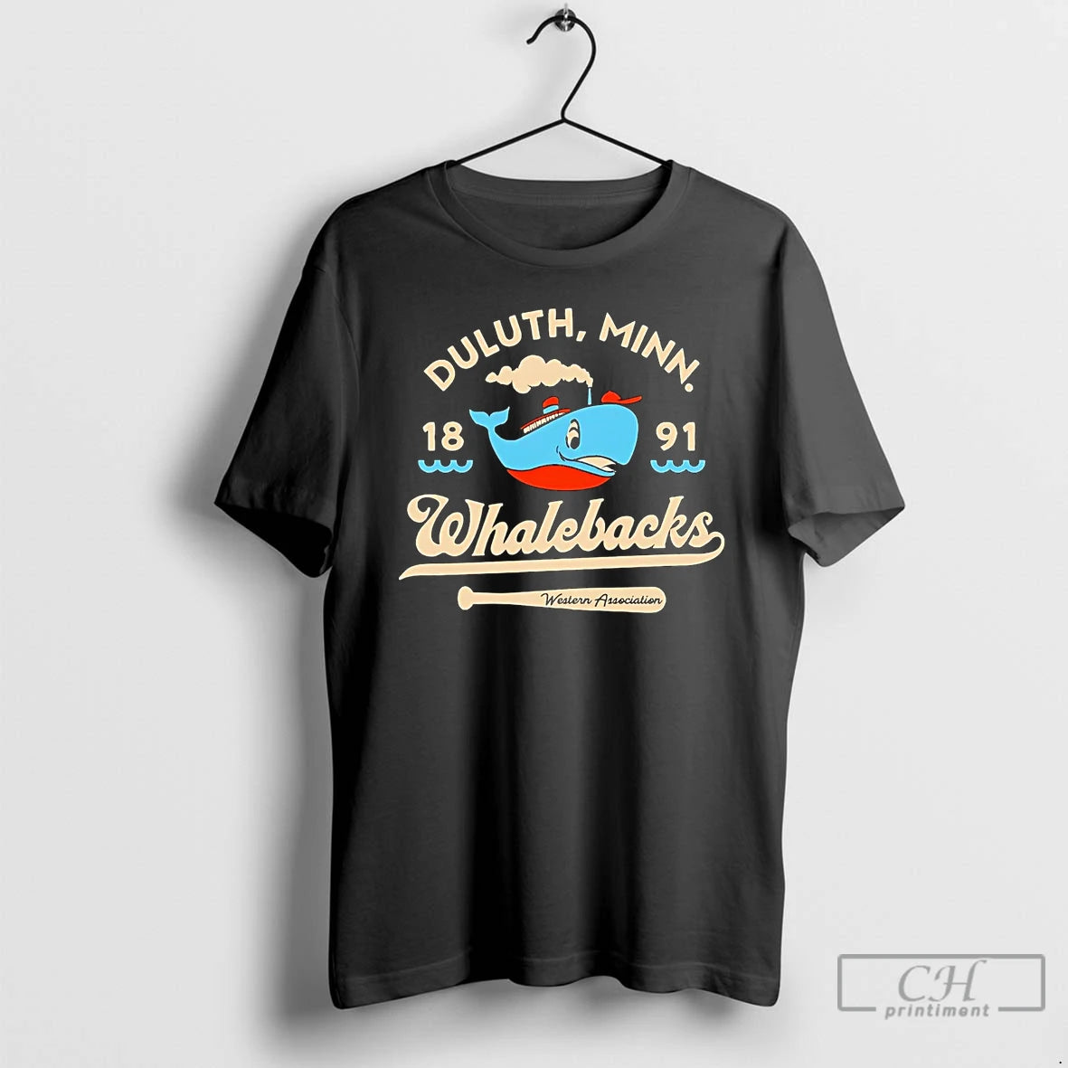Premium Duluth Whalebacks Est 1891 Western Association T Shirts Hoodie Sweatshirt | PurePodTees.com